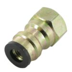 Adaptador 1/4" recto alta presión