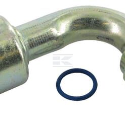 Racor para engastar 90° acero