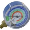 Manómetro baja presión azul