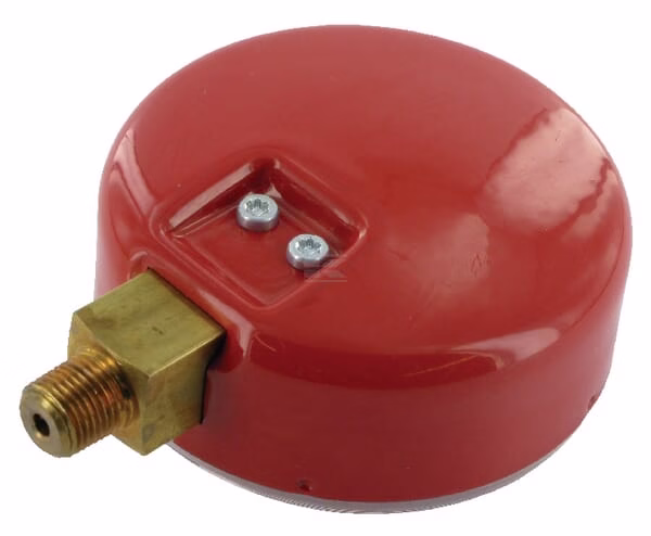 Manómetro alta presión rojo