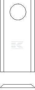Cuchilla p/Fella 96x40x19