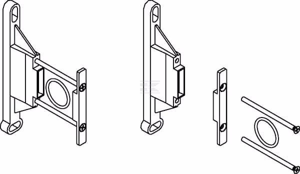 Coupling package for wall mount 2 Coupling package for wall mount