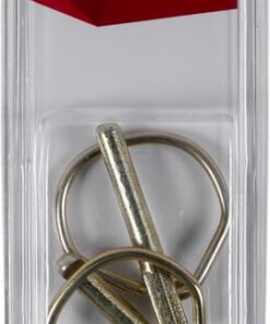 Pasador de enganche de seguridad con anilla, 7,5 mm x 42 mm (2 uds.)