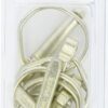 Pasador de enganche de seguridad con anilla, 9,5 mm x 45 mm (6 uds.)