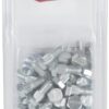 Tornillo prisionero estriado con tuerca arandela M6 x 16 mm (50 uds.)