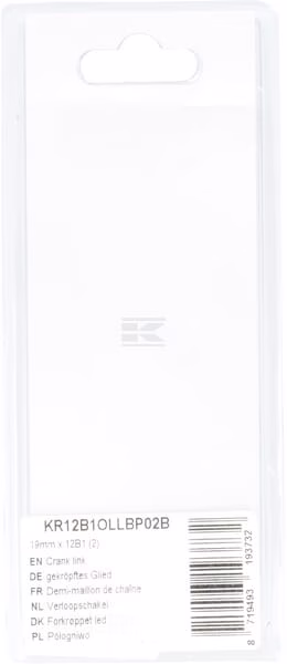 Eslabón de empalme acodado 19 mm x 12B1 (2 uds.) 2 Eslabón de empalme acodado 19 mm x 12B1 (2 uds.)