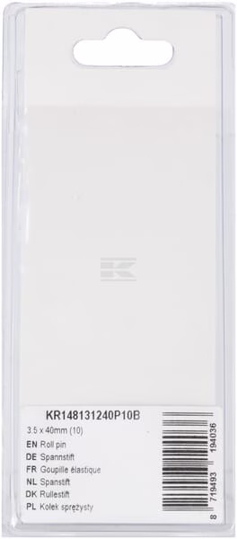 Pasador elástico 3.5x40 mm (10 uds.) 3 Pasador elástico 3.5x40 mm (10 uds.)
