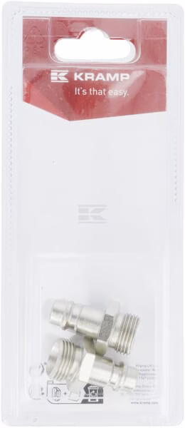 Racor de acoplamiento rápido Euro 3/8" (2 uds.) 1 Racor de acoplamiento rápido Euro 3/8" (2 uds.)