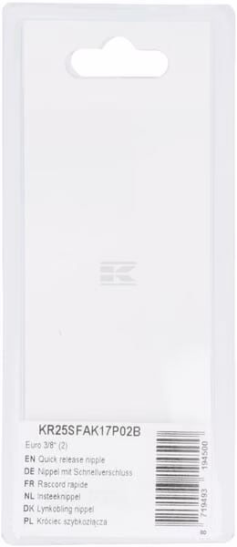 Racor de acoplamiento rápido Euro 3/8" (2 uds.) 2 Racor de acoplamiento rápido Euro 3/8" (2 uds.)