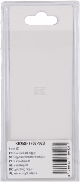 Racor de acoplamiento rápido 8 mm (2 uds.) 2 Racor de acoplamiento rápido 8 mm (2 uds.)