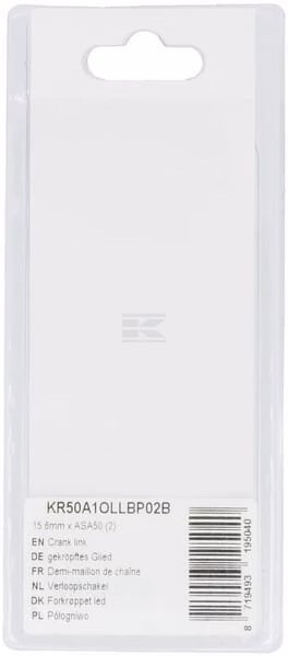 Eslabón de empalme acodado 15,6 mm x ASA50 (2 uds.) 2 Eslabón de empalme acodado 15,6 mm x ASA50 (2 uds.)