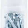 Tornillo carrocero con cuadradillo y tuerca M10 x 50 mm, 4.6 (6 uds.)