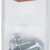 Tornillo carrocero con cuadradillo y tuerca M8 x 40 mm, 4.6 (6 uds.)