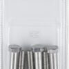 Tornillo acero inoxidable M8 x 50 mm, A2 (6 uds.)