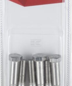 Tornillo acero inoxidable M8 x 50 mm, A2 (6 uds.)