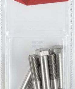 Tornillo acero inoxidable M8 x 60 mm, A2 (6 uds.)
