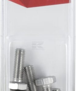 Tornillo acero inoxidable M10 x 30 mm, A2 (6 uds.)