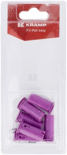 Boquilla pulverización violeta 110° (6 uds.)