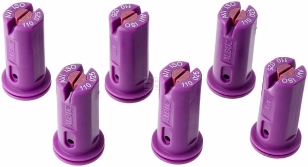 Boquilla pulverización violeta 110° (6 uds.)