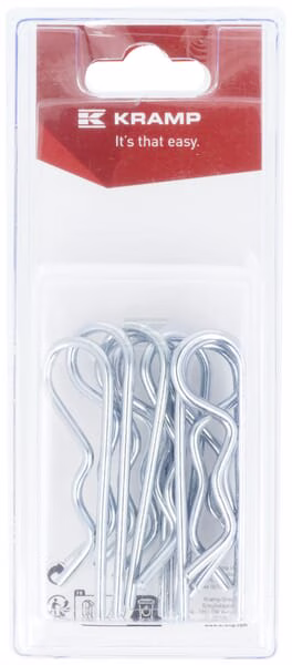 Pasador simple en R tipo beta 3 mm (10 uds.) 1 Pasador simple en R tipo beta 3 mm (10 uds.)