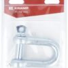 Grillete recto tipo D Ø16 mm x 64 mm, 5/8" (1 ud.)