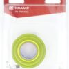 Cinta aislante amarilla/verde19 mm x 20 m (1 ud.)
