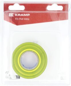 Cinta aislante amarilla/verde19 mm x 20 m (1 ud.)