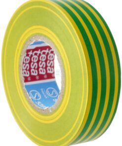 Cinta aislante amarilla/verde19 mm x 20 m (1 ud.)
