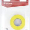 Cinta aislante amarilla 19 mm x 20 m (1 ud.)