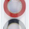 Cinta aislante roja+negra 15 mm x 10 m (2 uds.)