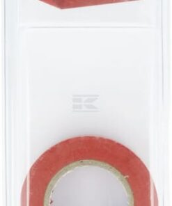 Cinta aislante roja 15 mm x 10 m (1 ud.)