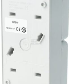 Base para enchufe uso doméstico, blanco, 230V con toma tierra 16A IP44 (1 ud.)