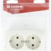 Base para enchufe uso doméstico, blanco, 230V con toma tierra 16A (1 ud.)
