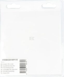 Base para enchufe uso doméstico, blanco, 230V con toma tierra 16A (1 ud.) 3 Base para enchufe uso doméstico, blanco, 230V con toma tierra 16A (1 ud.)