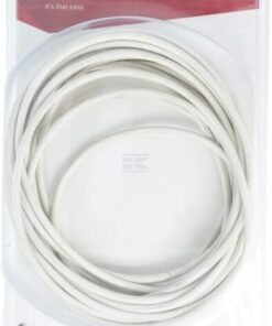 Cable eléctrico blanco 2 x 0,75 mm², 10 m (1 ud.)