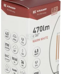 Bombilla Filamento LED - Vela C35 E14 4,5 W
