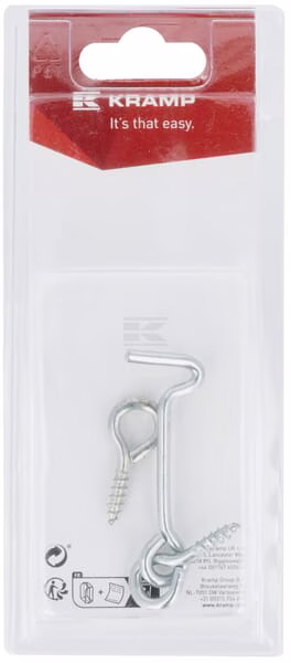 Aldabilla puera de valla 60 mm - Ø3,3 mm (1 ud.) 1 Aldabilla puera de valla 60 mm - Ø3,3 mm (1 ud.)