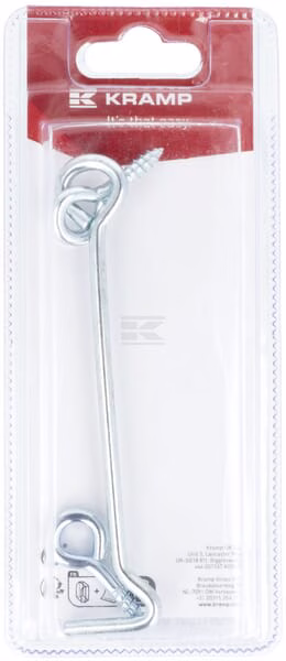 Aldabilla puera de valla 120 mm - Ø4,3 mm (1 ud.) 1 Aldabilla puera de valla 120 mm - Ø4,3 mm (1 ud.)