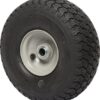 Tyre and rim, front