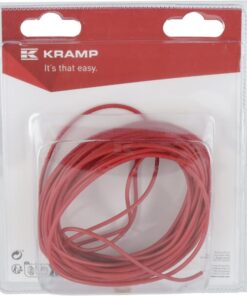Cable eléctrico rojo 1 x 0,75 mm², 10 m (1 ud.)