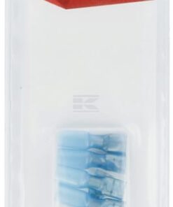 Terminal para cable tipo cuchilla hembra, azul 6.3x0.8 mm-1.5-2.5 mm² (6 uds.)