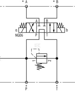 Base con válvula 12 V CC