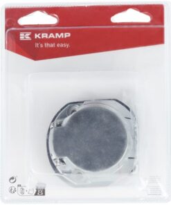 Toma de 7 polos metálica con junta de goma, blister de Kramp