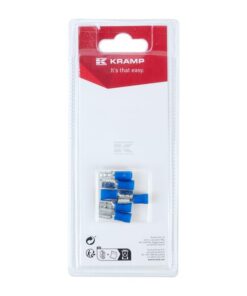 Terminal para cable tipo cuchilla hembra, azul 6.3x0.8 mm-1.5-2.5 mm² (6 uds.)