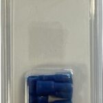 Conector bala, hembra, azul, Ø4mm - 1,5-2,5mm² (10 ud.)
