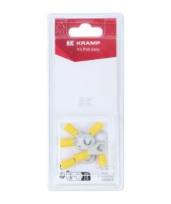 Terminal de ojal para cable, amarillo Ø8mm - 4.0-6.0mm² (6 uds.)