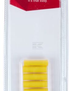 Conector tubular termorretráctil, amarillo 4,0-6,0 mm² (6 uds.)