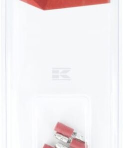 Conector tipo bala macho, rojo Ø4 mm - 0,5-1,0 mm² (6 uds.)
