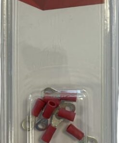 Terminal de ojal, rojo Ø4mm - 0,5-1,0mm² (8 uds.)