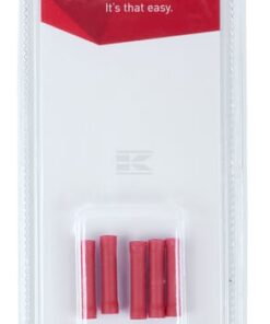 Conector tubular termorretráctil, rojo 0,5-1,0 mm² (6 uds.)